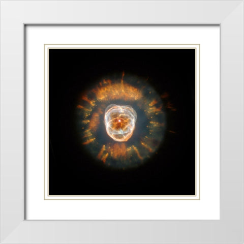 Hubble Reopens Eye on the Universe White Modern Wood Framed Art Print with Double Matting by NASA