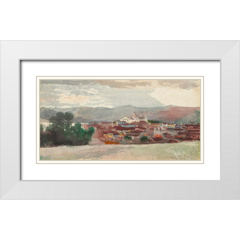 View of Santiago de Cuba White Modern Wood Framed Art Print with Double Matting by Homer, Winslow