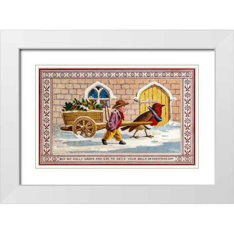 Buy My Holly White Modern Wood Framed Art Print with Double Matting by Anonymous