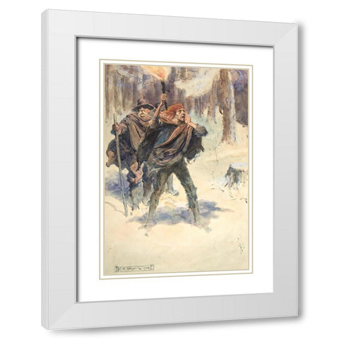 Illustration 1 for Little Peter A Christmas Morality for Children of Any Age White Modern Wood Framed Art Print with Double Matting by Brock, Charles Edmund