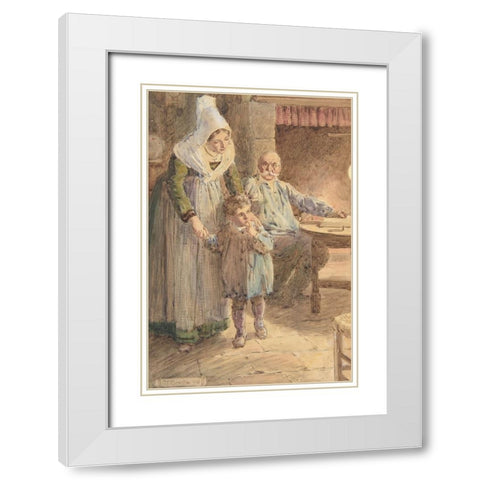 Illustration 6 for Little Peter A Christmas Morality for Children of Any Age White Modern Wood Framed Art Print with Double Matting by Brock, Charles Edmund