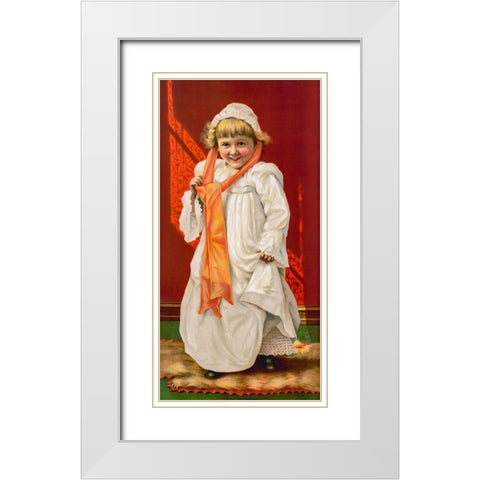 Good Morning White Modern Wood Framed Art Print with Double Matting by The Great Atlantic & Pacific Tea Company