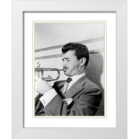 Chico Alvarez-1947 White Modern Wood Framed Art Print with Double Matting by Gottlieb, William