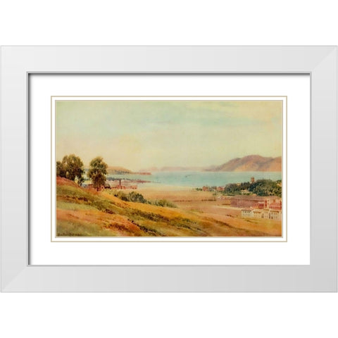 Golden Gate-San Francisco-California 1914 White Modern Wood Framed Art Print with Double Matting by Palmer, Sutton