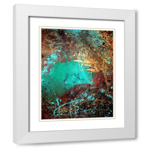 Into the Abyss White Modern Wood Framed Art Print with Double Matting by Clement, Diane