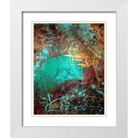 Into the Abyss White Modern Wood Framed Art Print with Double Matting by Clement, Diane
