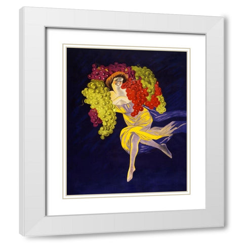 Cognac Gautier Freres France White Modern Wood Framed Art Print with Double Matting by Cappiello, Leonetto