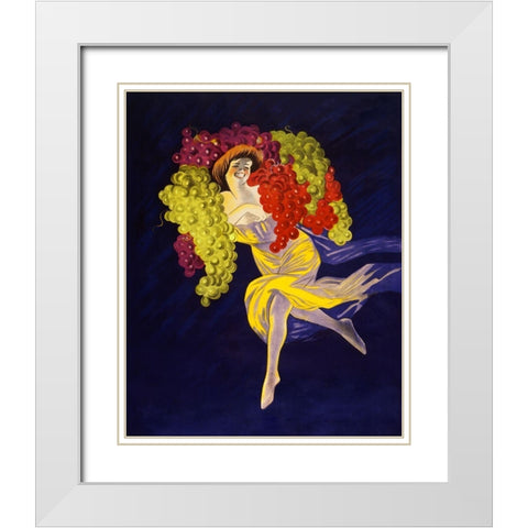 Cognac Gautier Freres France White Modern Wood Framed Art Print with Double Matting by Cappiello, Leonetto