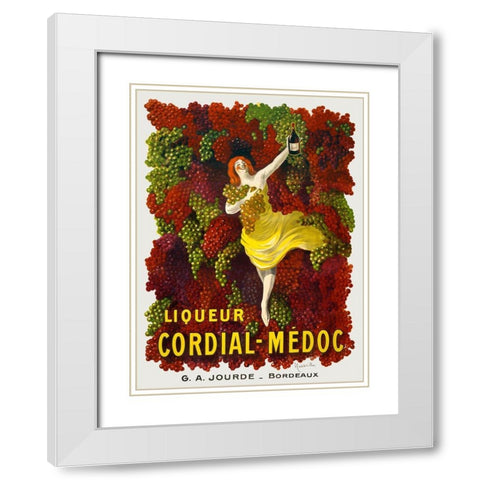 Liquer Cordial-Medoc White Modern Wood Framed Art Print with Double Matting by Cappiello, Leonetto
