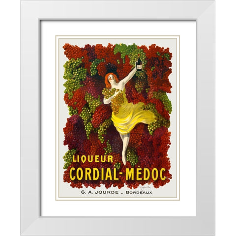 Liquer Cordial-Medoc White Modern Wood Framed Art Print with Double Matting by Cappiello, Leonetto