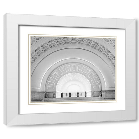 Union Station Washington D.C. White Modern Wood Framed Art Print with Double Matting by Highsmith, Carol
