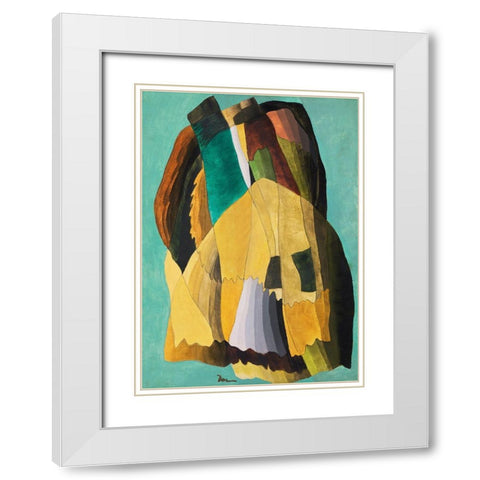 Shore Road White Modern Wood Framed Art Print with Double Matting by Dove, Arthur