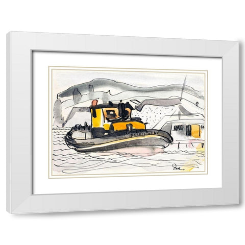 Study for The Bessie of New York White Modern Wood Framed Art Print with Double Matting by Dove, Arthur
