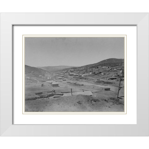 Austin-Nevada White Modern Wood Framed Art Print with Double Matting by OSullivan, Timothy H