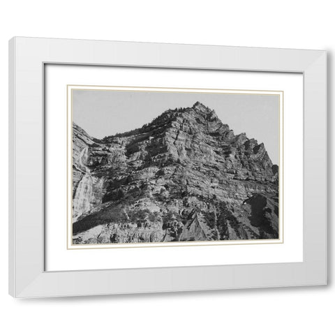Provo Fall-Utah White Modern Wood Framed Art Print with Double Matting by OSullivan, Timothy H