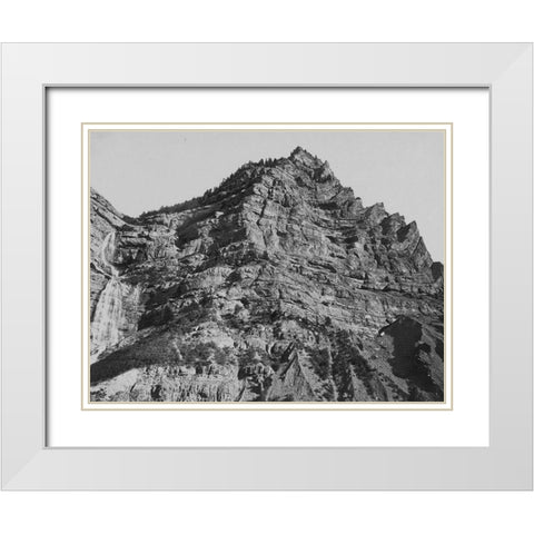 Provo Fall-Utah White Modern Wood Framed Art Print with Double Matting by OSullivan, Timothy H