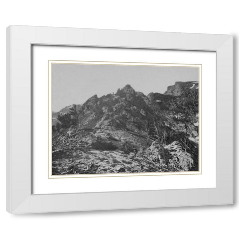 Summit-Humboldt Mountains-Nevada White Modern Wood Framed Art Print with Double Matting by OSullivan, Timothy H