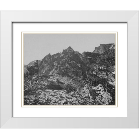 Summit-Humboldt Mountains-Nevada White Modern Wood Framed Art Print with Double Matting by OSullivan, Timothy H
