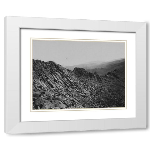 Karnak-Montezuma Range-Nevada White Modern Wood Framed Art Print with Double Matting by OSullivan, Timothy H
