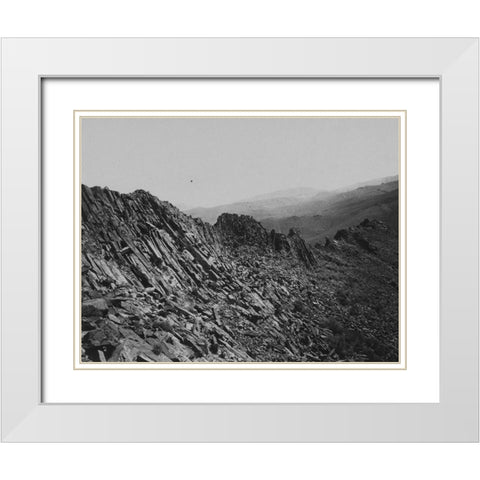 Karnak-Montezuma Range-Nevada White Modern Wood Framed Art Print with Double Matting by OSullivan, Timothy H