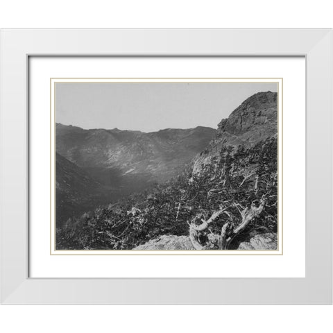Summit-Humboldt Mountains-Nevada White Modern Wood Framed Art Print with Double Matting by OSullivan, Timothy H