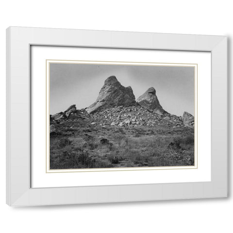 Sphynx Rocks-Idaho White Modern Wood Framed Art Print with Double Matting by OSullivan, Timothy H