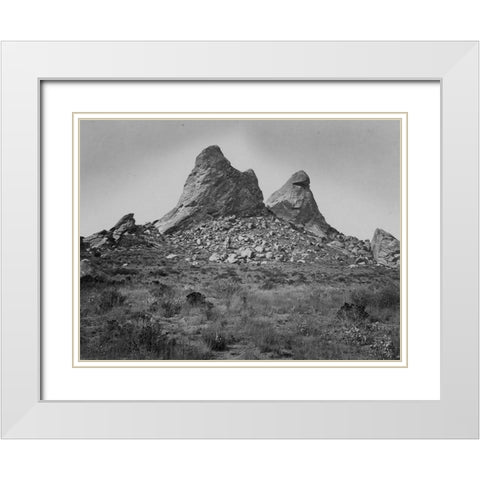Sphynx Rocks-Idaho White Modern Wood Framed Art Print with Double Matting by OSullivan, Timothy H