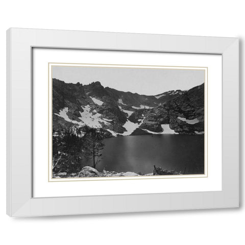Lake Marian-Humboldt-Nevada White Modern Wood Framed Art Print with Double Matting by OSullivan, Timothy H