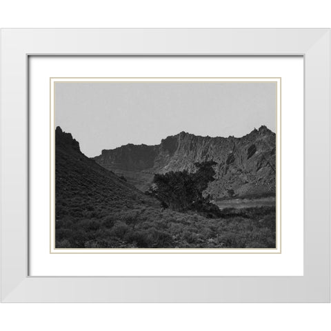 Near Flaming Gorge-Green River-Utah White Modern Wood Framed Art Print with Double Matting by OSullivan, Timothy H