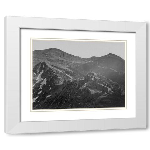 In the Humboldt Mountains-Nevada White Modern Wood Framed Art Print with Double Matting by OSullivan, Timothy H