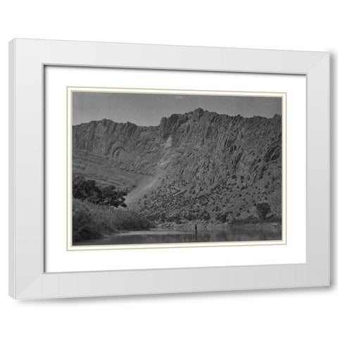 Flaming Gorge-Green River-Utah White Modern Wood Framed Art Print with Double Matting by OSullivan, Timothy H