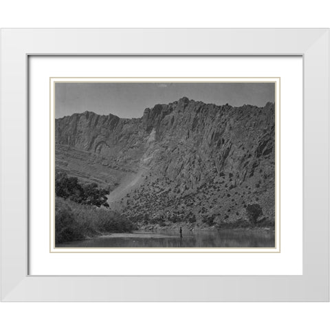 Flaming Gorge-Green River-Utah White Modern Wood Framed Art Print with Double Matting by OSullivan, Timothy H
