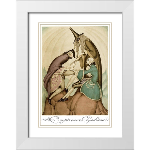 Sur talons rouges-contes image 101 White Modern Wood Framed Art Print with Double Matting by Wegener, Gerda