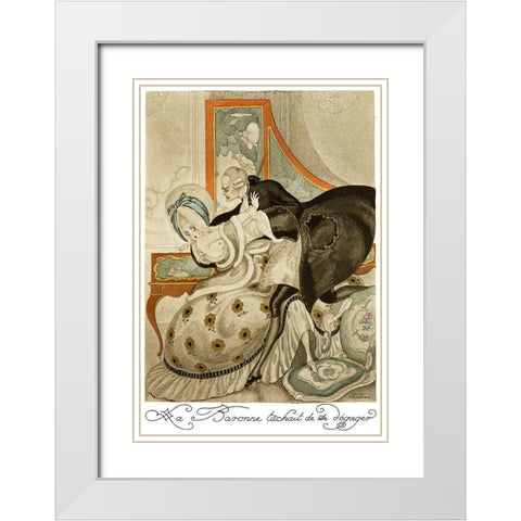 Sur talons rouges-contes image 111 White Modern Wood Framed Art Print with Double Matting by Wegener, Gerda