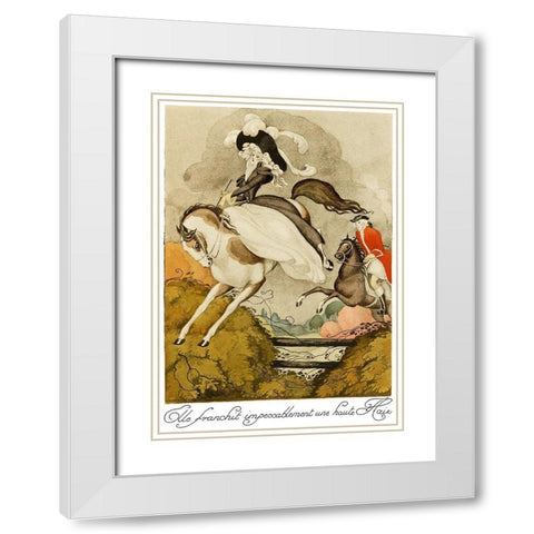 Sur talons rouges-contes image 121 White Modern Wood Framed Art Print with Double Matting by Wegener, Gerda
