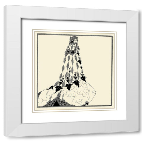 Reform 1918 White Modern Wood Framed Art Print with Double Matting by Beardsley, Aubrey