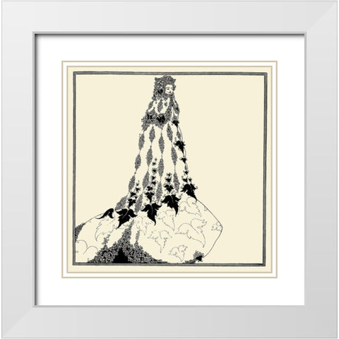 Reform 1918 White Modern Wood Framed Art Print with Double Matting by Beardsley, Aubrey