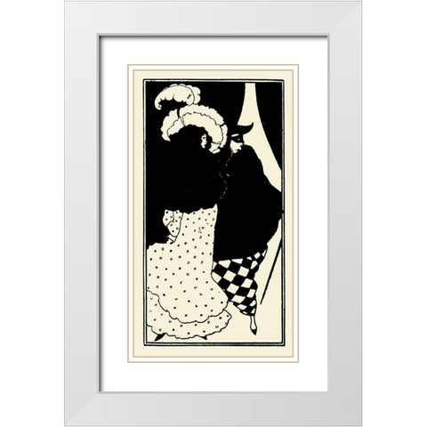 Yellow Book 1894 Vol.3 - Title page White Modern Wood Framed Art Print with Double Matting by Beardsley, Aubrey