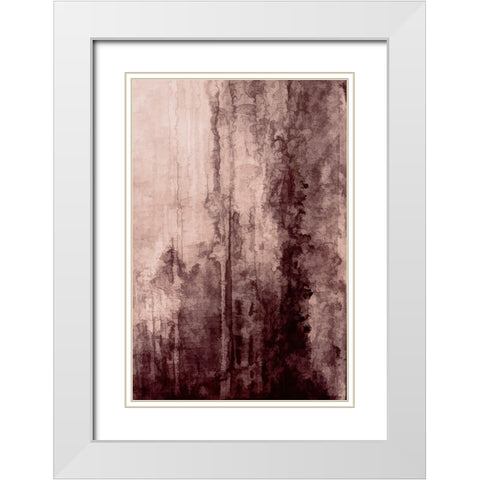 Autumn Woodland White Modern Wood Framed Art Print with Double Matting by Alpenglow Workshop