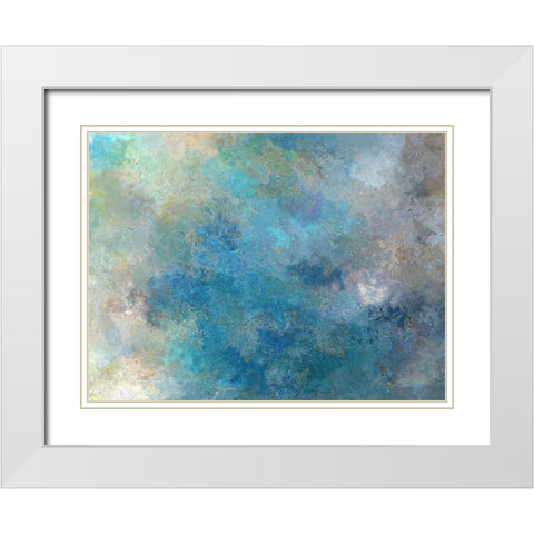 Faded Grandeur White Modern Wood Framed Art Print with Double Matting by Alpenglow Workshop