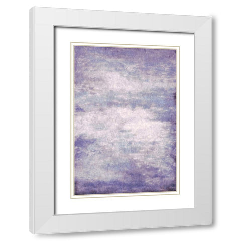 Mystery Lake White Modern Wood Framed Art Print with Double Matting by Alpenglow Workshop