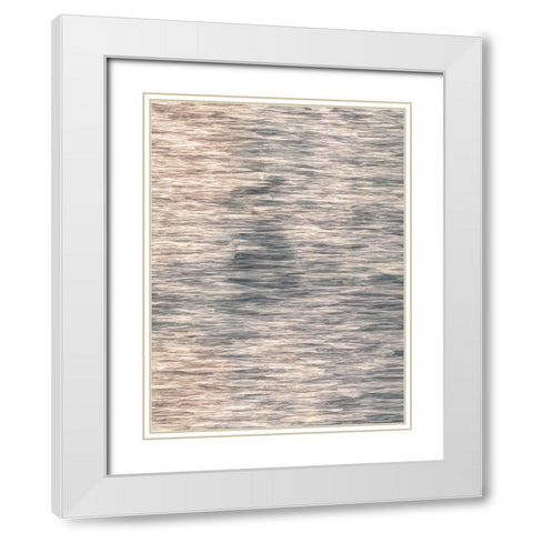 Play of Light White Modern Wood Framed Art Print with Double Matting by Alpenglow Workshop
