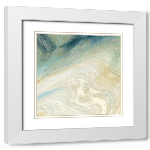 Potential Energy White Modern Wood Framed Art Print with Double Matting by Alpenglow Workshop