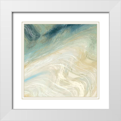 Potential Energy White Modern Wood Framed Art Print with Double Matting by Alpenglow Workshop