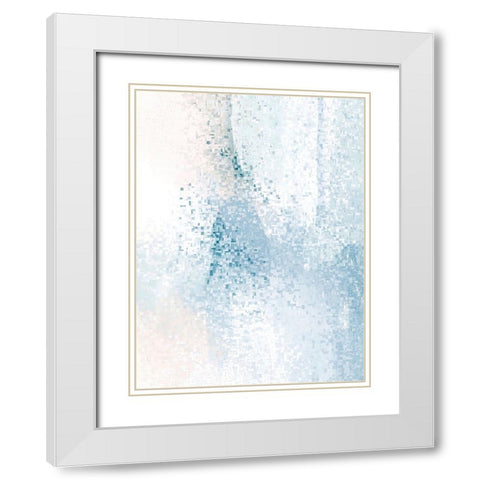 Signal to Noise White Modern Wood Framed Art Print with Double Matting by Alpenglow Workshop