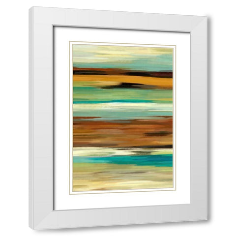Southwest Vistas II White Modern Wood Framed Art Print with Double Matting by Alpenglow Workshop