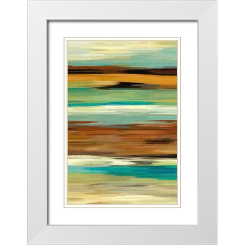 Southwest Vistas II White Modern Wood Framed Art Print with Double Matting by Alpenglow Workshop