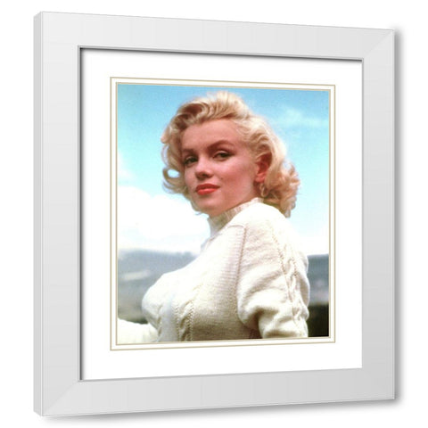Marilyn Monroe, Modern Screen, 1953 White Modern Wood Framed Art Print with Double Matting by Vintage Hollywood Archive
