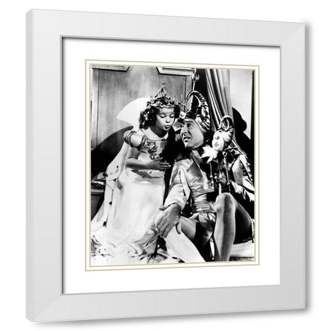 Shirley Temple, Arthur Treacher, The Little Princess, 1939 White Modern Wood Framed Art Print with Double Matting by Vintage Hollywood Archive