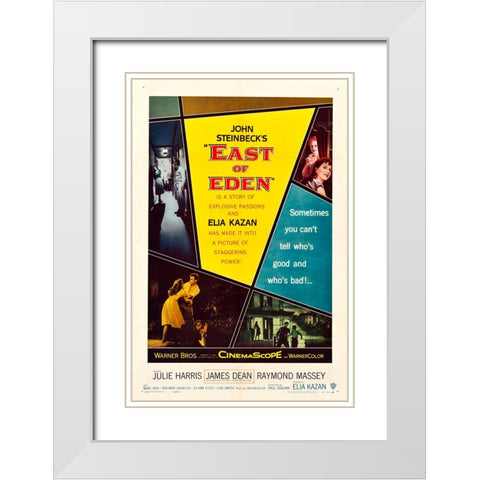 East of Eden-1955 White Modern Wood Framed Art Print with Double Matting by Vintage Hollywood Archive